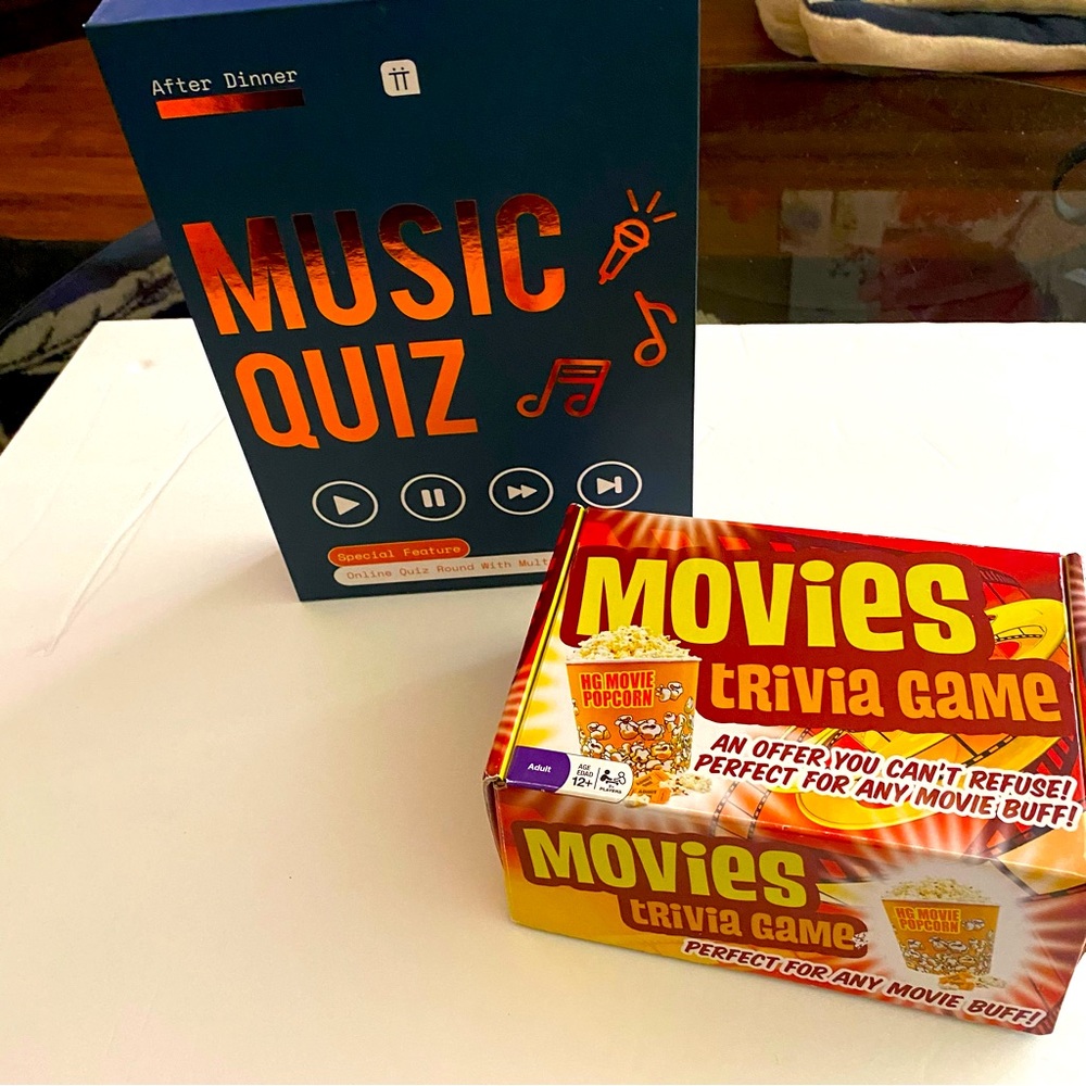 Movies Trivia Game!  Adult 12 and up! An offer you can’t refuse! & music trivia